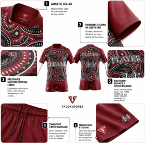 Ensemble d'uniformes de rugby personnalisés par sublimation, respirant, maillot et short de rugby professionnels pour équipe, kit complet, vêtements de sport de haute qualité - Product Image 4