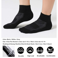 Calcetines Deportivos para Jóvenes, Personalizables, Transpirables, Antibacterianos, de Secado Rápido, con Base de Spandex/Nylon