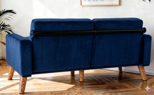 Ensemble de canapé et fauteuils minimalistes élégants 3 places, revêtement en mousse, pour salon et bureau - Product Image 3