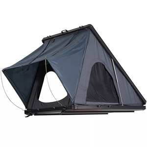 Camionnette à coque rigide en aluminium pour 2-3 personnes, camping en plein air, <span class=keywords><strong>tente</strong></span> sur le toit, camionnette à coque dure en triangle - Product Image 5