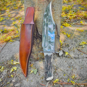Couteaux Bowie de qualité supérieure avec lame en acier inoxydable et poignée ergonomique pour les aventures en plein air, équipement de camping - Product Image 5