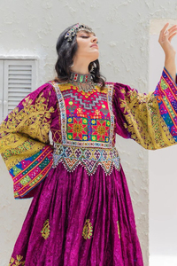 Robe légère pour femmes afghanes avec dentelle, robe afghane pour femmes très vendue, confortable, décorée, prix de gros abordable - Product Image 4