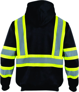 Veste de sécurité résistante à l'eau, haute visibilité, vêtements de travail réfléchissants pour les travaux de construction en plein air et les travailleurs routiers - Product Image 4