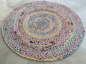 Alfombra de Yute Trenzada de Algodón, Tejida a Mano, de Alta Calidad, Estilo Moderno, de la Fábrica Directa AISHA FABS, Superventas - Product Image 3