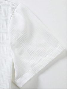 Men Summer <b>Knitted</b> Embroidered 100% Cotton Quick Dry Short Sleeve Custom Logo Joggers Suits <b>Set</b> Shirt and Short <b>Set</b> - Product Image 2