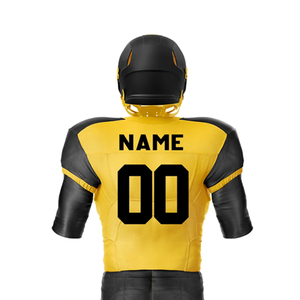 Vente en gros d'uniformes de football américain pour hommes sur mesure, 100% polyester, séchage rapide, service OEM - Product Image 4