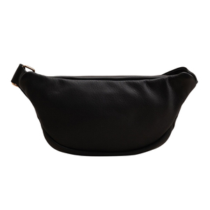 Sac banane unisexe en cuir véritable souple avec ceinture réglable, pochette multi-compartiments pour voyage et activités de plein air - Product Image 4