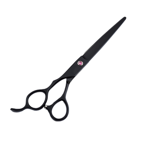 7 Inch Black 9CR Stainless Steel Salon Customized Hairdresser <b>Barber</b> Haircut Left Handed Hair Scissors <b>Set</b> - Product Image 6