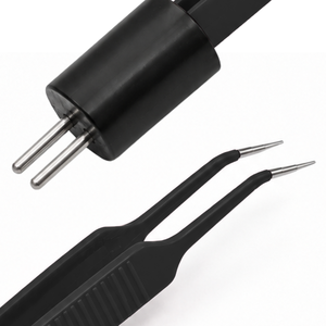 คีมจับแบบไม่ติด US Bipolar Forceps McPherson ปลายโค้งงอ 10.2 ซม. ปลายขนาด 0.5 มม. ใช้ซ้ำได้ ผลิตจากสแตนเลสสตีล เครื่องมือความแม่นยำสูง - Product Image 6