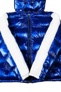 Chaqueta de Invierno Acolchada Reversible, Gruesa y Resistente, con Capucha, Transpirable, Diseño Urbano, Fabricante OEM, Unisex, Personalizable - Product Image 2