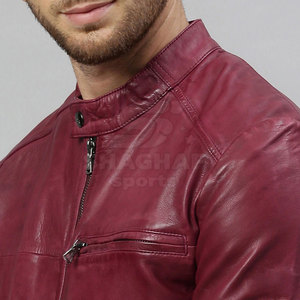 Leather <b>Jacket</b> Vintage Style Casual <b>Jacket</b> Fashion Outerwear Wholesale Factory Men Winter <b>Jacket</b> - Product Image 6