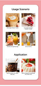 KEIFU Bouteille de 3.3kg de café gelée cristal Boba Agar Jelly OEM/ODM thé à bulles Ingrédients pour boisson Topping - Product Image 6