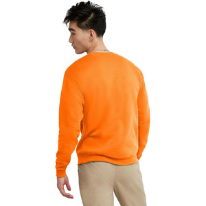 OEM <b>Men</b> Casual Sweatshirt Plain Burgundy Long Sleeve Cotton <b>Pullover</b> <b>for</b> Bulk Order - Product Image 2
