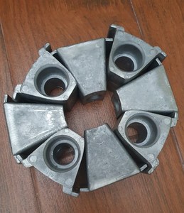 ACOPLAMIENTO FLEXIBLE DE 45H CON INSERTO DE PU |   ACOPLAMIENTO DE ALUMINIO AMORTIGUADOR DE CHOQUES PARA MAQUINARIA DE CONSTRUCCIÓN - Product Image 1