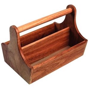 Portacubiertos moderno de madera para decoración de cocina contemporánea que aporta un aspecto limpio y una solución eficiente para el almacenamiento de utensilios. - Product Image 2