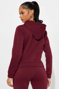 Vente en gros de sweats à capuche zippés pour femmes, sweats à capuche unis pour femmes, fabricant OEM, sweats à capuche en molleton épais et surdimensionnés - Product Image 3