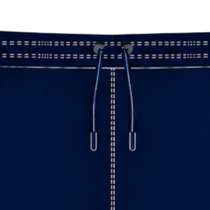 Pantalones Cortos de Rugby Azul Marino y Blanco, Cintura Elástica con Cordón, Diseño Geométrico, Uniforme de Equipo Personalizado, Ropa Deportiva Transpirable para Entrenamiento - Product Image 5