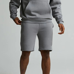 Custom Logo Plus Size Solid Knee Length Summer T shirt and Shorts <b>Set</b> 100% Cotton Breathable Quick Dry <b>Men's</b> <b>pajama</b> <b>set</b> - Product Image 3