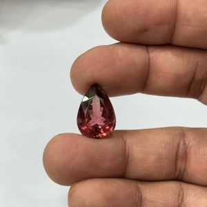 Pendentif en tourmaline rose naturelle taille poire 12 carats, pierre précieuse en vrac, qualité AAAA, forme goutte d'eau, provenance Madagascar, qualité bijoux fins, vente en gros - Product Image 5