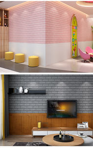 Panneaux muraux 3D en mousse dimensionnelle, aspect matelassé, autocollants muraux en mousse 3D pour l'amélioration des surfaces intérieures - Product Image 5