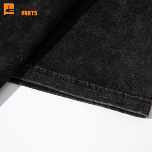 Cotton Men's T Shirt Heavyweight Acid Washed <b>Tshirt</b> Oversized Vintage Distressed Custom logo Desgin Boxy Blank T-Shirt for Men - Product Image 5