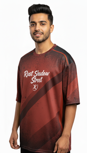 Camiseta Urbana Casual de Gran Tamaño para Hombre, Sublimada, Estilo Urbano - Product Image 5