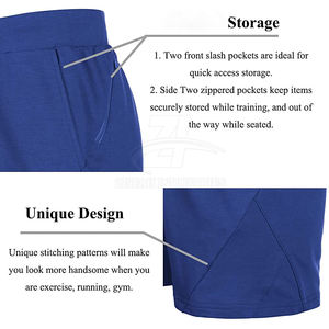 Pantalones cortos deportivos al por mayor, tela transpirable, hechos en Pakistán, pantalones cortos para hombre en venta en línea - Product Image 3