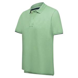 Polo homme en coton 100% de haute qualité, uni, été, personnalisable avec broderie et logo imprimé - Product Image 6