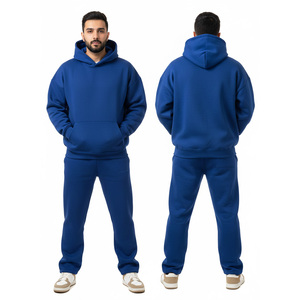 Nouvelle Collection 2026 – Ensemble Survêtement Oversize Uni Tendance Streetwear Unisexe – Hoodie Coupe Boxy et Pantalon de Jogging Évasé de Marque - Product Image 1