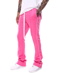 High Quality Streetwear 100% Polyester Fleece Men Flare Pants Vintage Custom <b>Stacked</b> Comfort Clothes Flared Pants for Men - Product Image 6