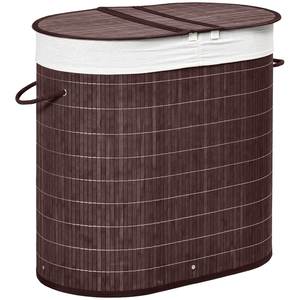 Panier à linge tissé en bambou, boîte de rangement ronde, accessoires de maison, organisateurs, grands ensembles de salle de bain - Product Image 1
