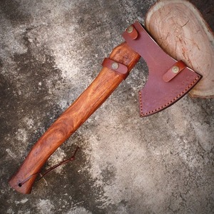 Engraved American flag hatchet Wooden <b>handle</b> splitting <b>axe</b> Handcrafted firewood hatchet Premium wood splitting tool - Product Image 6