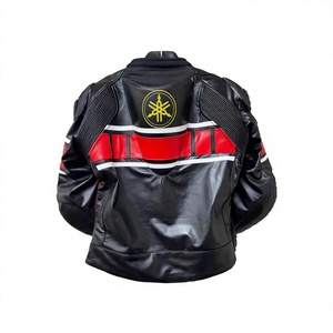 Chaqueta de Motociclismo Unisex Ramaha de Cuero Vacuno Genuino con Protección Nivel 2 CE para Carreras en Pista y Motociclismo Deportivo - Product Image 2