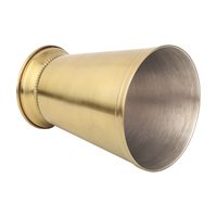Venta al por Mayor de Tazas de Acero Inoxidable Chapadas en Oro para Moscow Mule, Mojito, Mint Julep, Taza de Cerveza, Taza Clásica para Cóctel Mint Julep para Bar