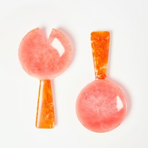 Customized Size Color Resin Salad Servers Spoon Fork <b>Set</b> High Quality Handmade FAIZA CRAFT Dishwasher <b>Microwave</b> Oven Safe Home - Product Image 1