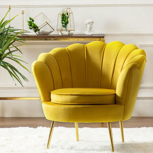 Chaise de salon en tissu inclinable ergonomique au design moderne à prix avantageux avec pieds en métal - Product Image 4