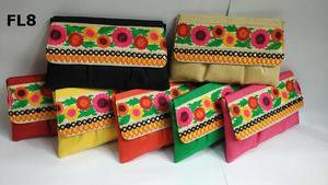 Custom Printed Jute Ladies Purse Eco Friendly Promotional Handbag - Product Image 6