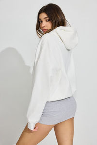 Nouveau style 2026 – Sweat à capuche stylé pour femme, séchage rapide, finition délavée, prêt pour l'automne/hiver, en polyester/coton - Product Image 6