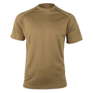 Camisetas de Verano para Hombre de Secado Rápido, Deportivas, Holgadas, de Manga Corta, Cuello Redondo, Poliéster/Algodón, Ecológicas, de Color Sólido - Product Image 1