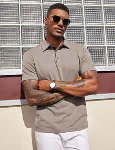 Mens Breathable Cotton Polo <b>T</b> <b>Shirt</b> Slim Fit Casual <b>Collared</b> Summer <b>Shirt</b> for Wholesale Custom Clothing Bulk Production - Product Image 2