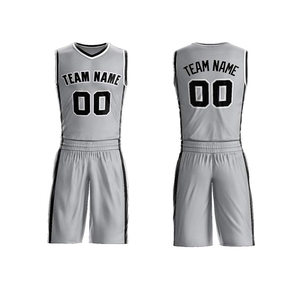 Vêtements de sport d'entraînement pour équipes de basketball 100 % polyester, personnalisables sur le devant, séchage rapide, pour hiver/printemps/été, vente en gros - Product Image 3
