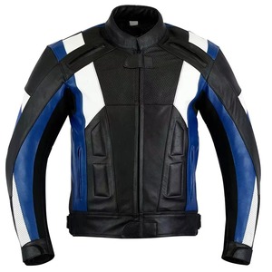 Chaquetas de Motocicleta para Hombre y Mujer, Nueva Llegada &amp;   Chaqueta de Motociclista de Cuero de Alta Calidad para Carreras de Autos - Product Image 1