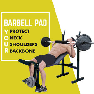 Coussin de protection épais et robuste pour haltères de fitness, pour squats, équipement de musculation, protection du cou et des épaules, 10 kg, 20 kg - Product Image 5