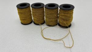 Metallisches Gold Zari-Garn Premium Stickgarn und Handarbeits-Metallspule für Zardozi und Weberei - Product Image 4