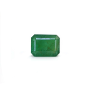 Handcrafted 8.83 Carat Natural Zambian Emerald Loose Gemstone Emerald Cut 8x10mm for Fine Jewelry - Product Image 1