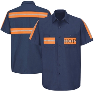 Chemise de travail pour mécanicien automobile homme, en coton, boutonnée, style course, uniforme professionnel, fournisseur en gros, chemise uniforme boutonnée pour homme - Product Image 3
