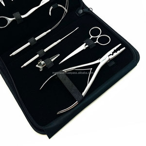 Kit de Herramientas Profesional de Acero Inoxidable de Grado Superior con Acabado Espejo Plateado para Extensiones de Cabello Micro-Link, Impermeables, con Alicates y Cuchilla de Afeitar - Product Image 4