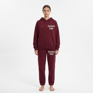 Chándal Deportivo Personalizado para Mujer en Felpa Francesa con Hombros Caídos, Ideal para Marcas de Ropa de Boutique - Product Image 3