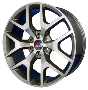 Rueda de Aleación Personalizada para Automóvil, 1 Pieza, 6x120-139.7mm, 20 22 24 25 26 Pulgadas, Forjada, Plateada con Acabado Mecanizado - Product Image 1