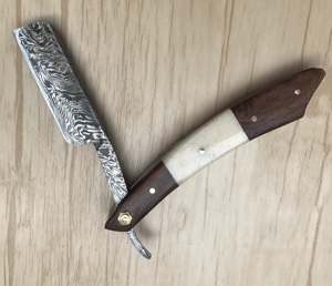 New Handmade Custom Steel Straight Edge Throat Shaving <b>Razor</b> with Ram Horn Handle for Barber Salon Hair removing for <b>Man</b> - Product Image 5